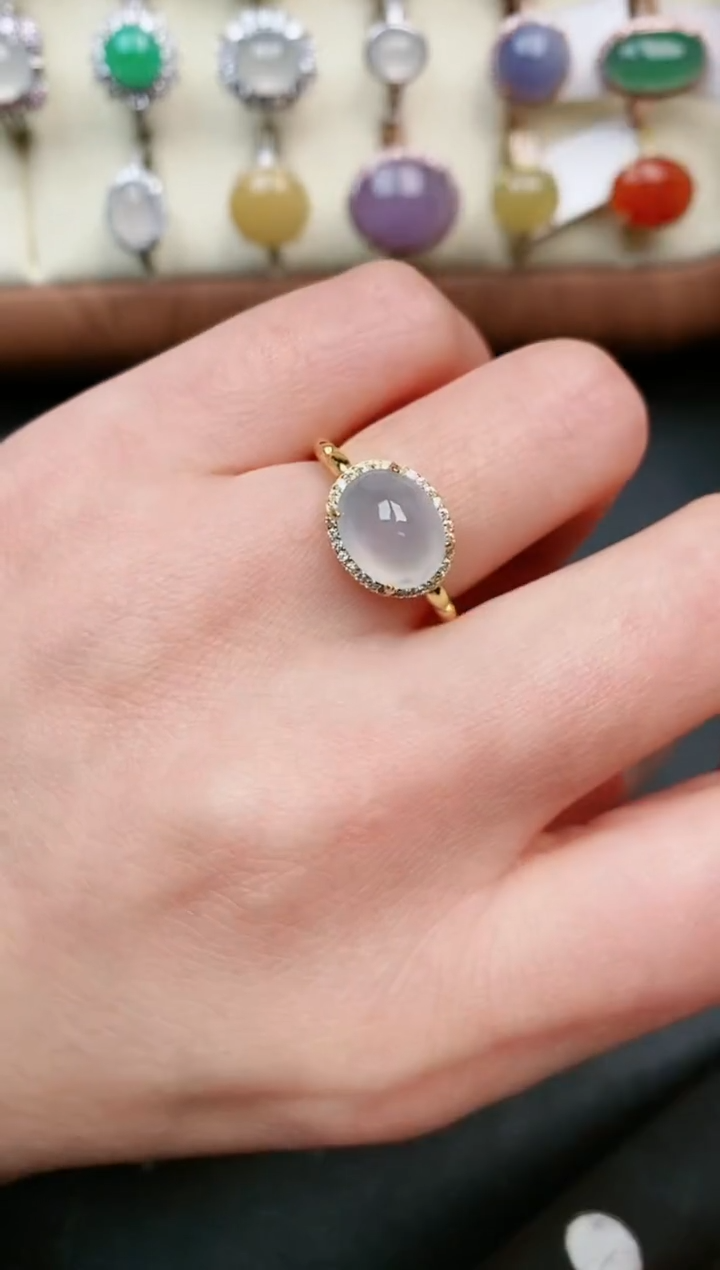 【闪购商品】翡翠戒指银S925镶嵌....