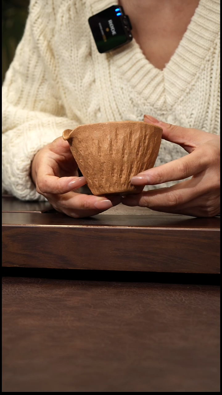 茶壶紫砂黄降坡全手公道杯