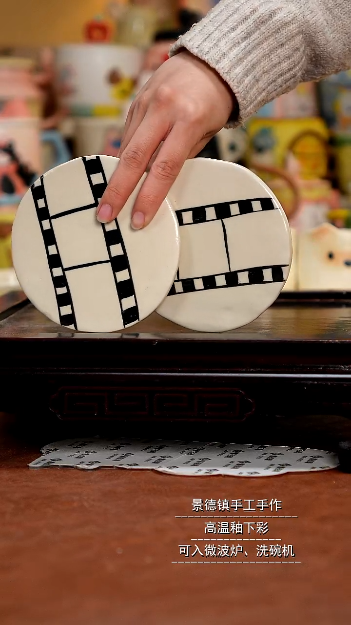 杯子陶景德镇一休瓷屋手作