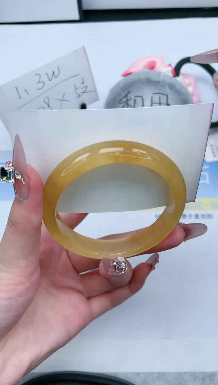 石英质玉未镶嵌手镯108-56.8