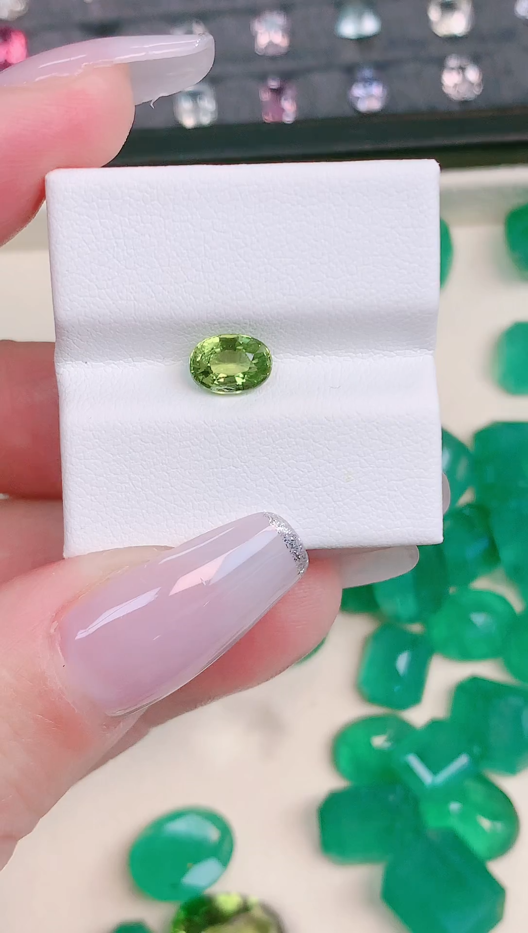 未镶嵌珠宝半成品碧玺0.97ct