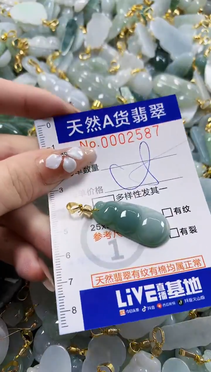 颈饰未镶嵌翡翠天然A货翡翠