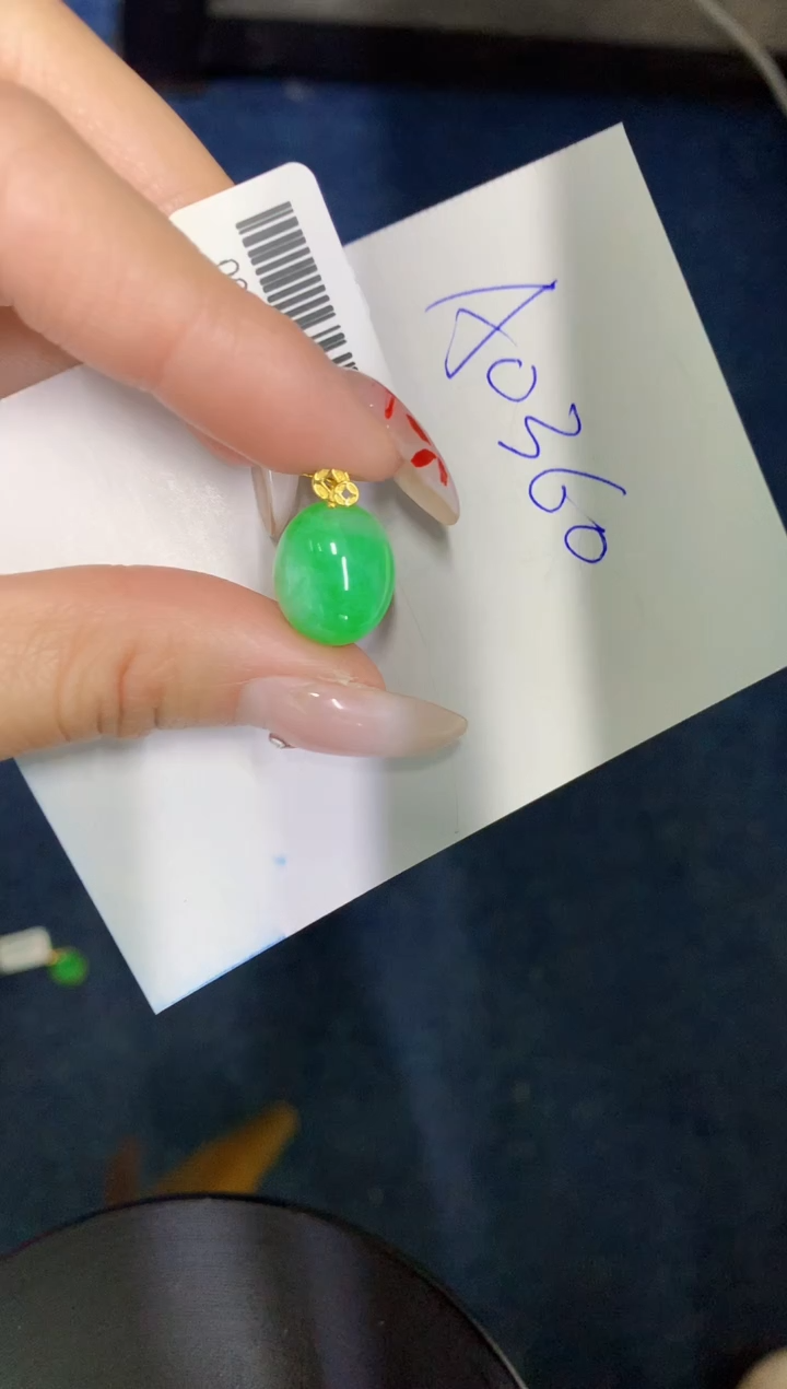 【闪购商品】翡翠颈饰18K金镶嵌000000000000