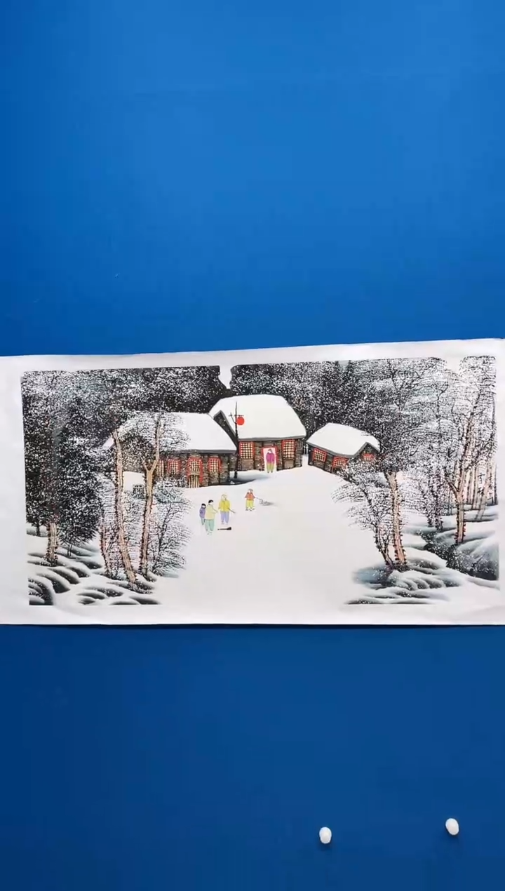 【闪购商品】国画张-四尺雪景/无框/W