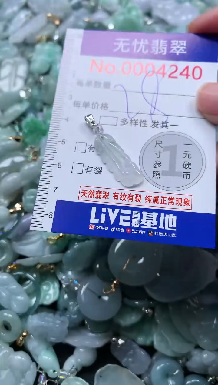 颈饰未镶嵌翡翠4240