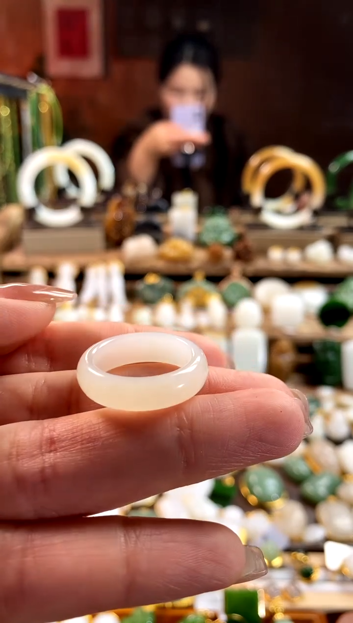 【闪购商品】和田玉戒指未镶嵌16