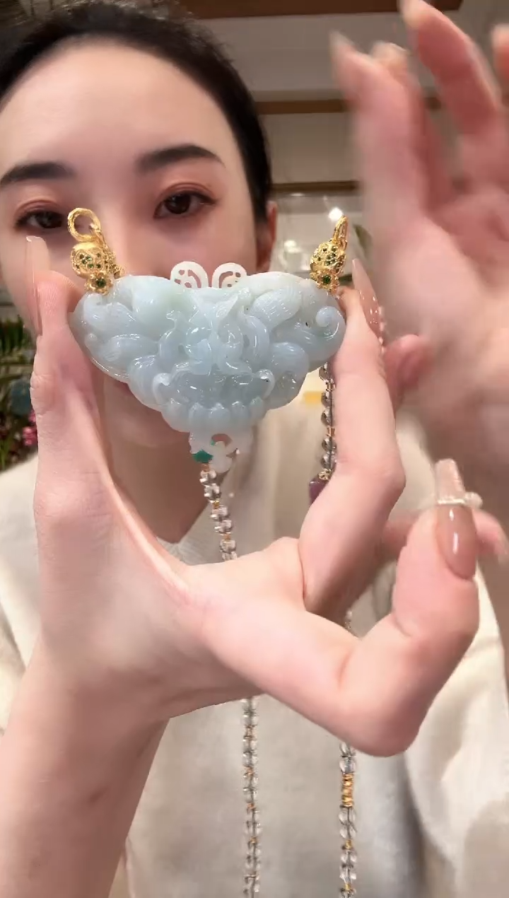 【闪购商品】翡翠颈饰未镶嵌国风
