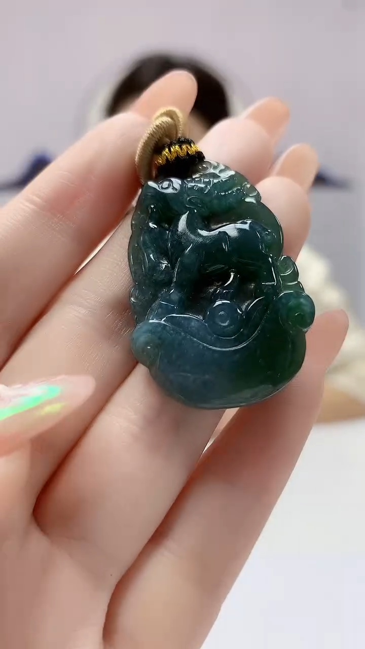 【闪购商品】翡翠颈饰未镶嵌4829DD-JJ挂件2