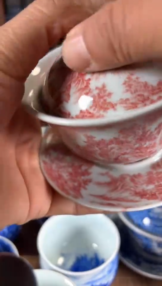 【闪购商品】杯瓷器杯子瓷器杯子盖碗暇