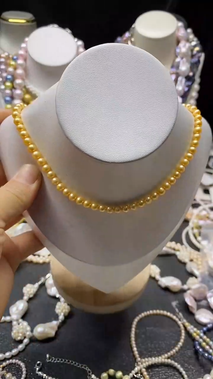 颈饰未镶嵌淡水珍珠多人