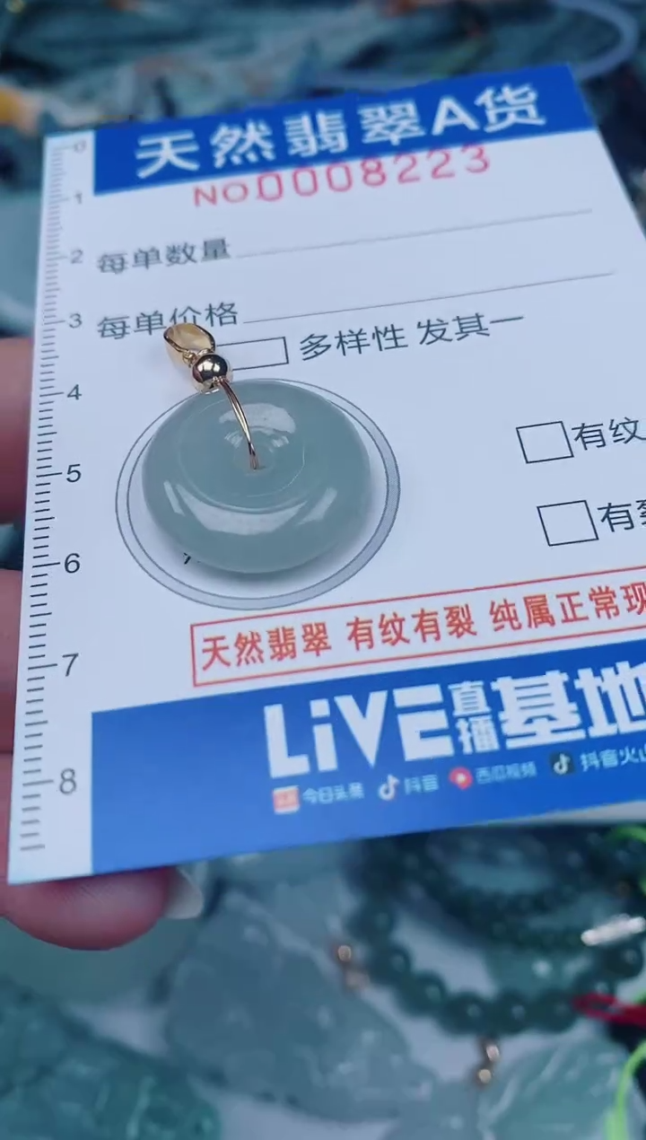 颈饰未镶嵌翡翠00008223