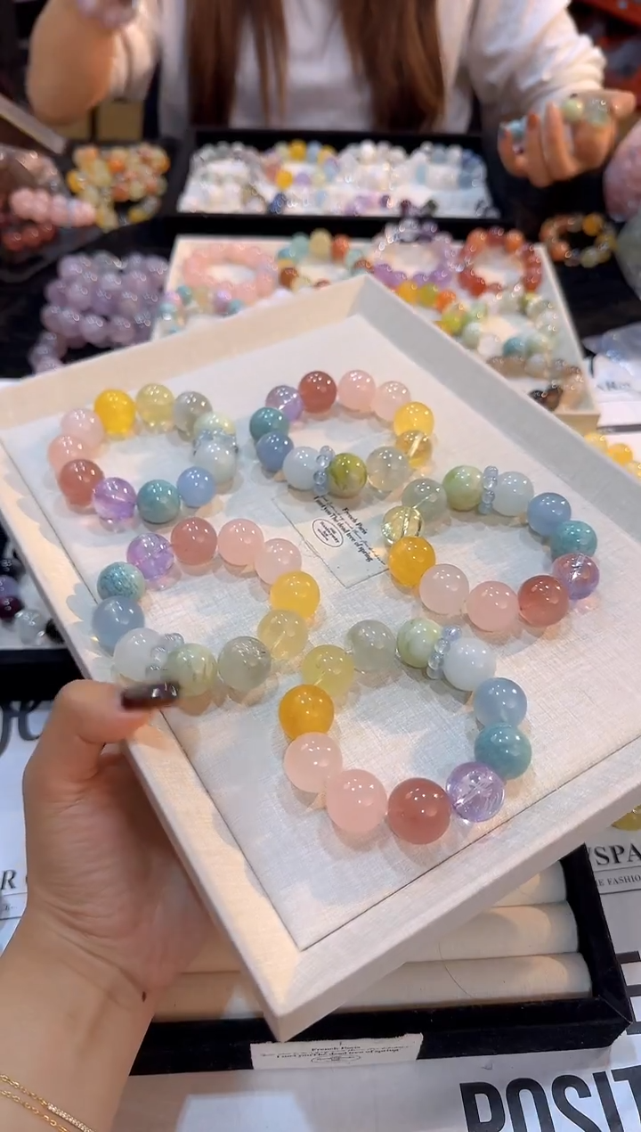 未镶嵌手链水晶002/手串多样性发其一/18卡