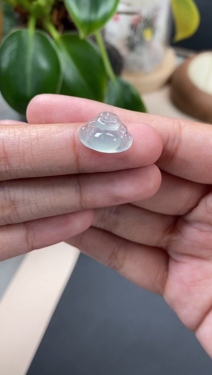 【闪购商品】翡翠颈饰未镶嵌翡翠冰胶佛公