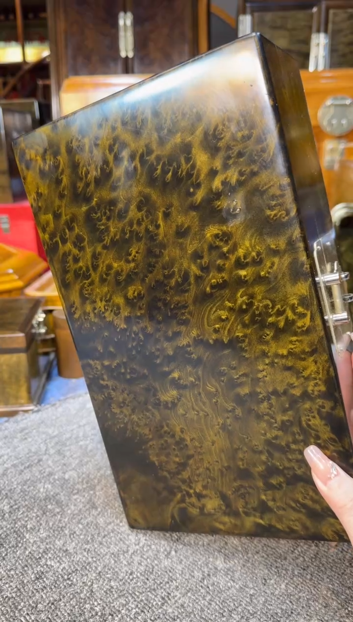 【闪购商品】乌木类成套家具精品精美阴沉乌木首饰盒Y79