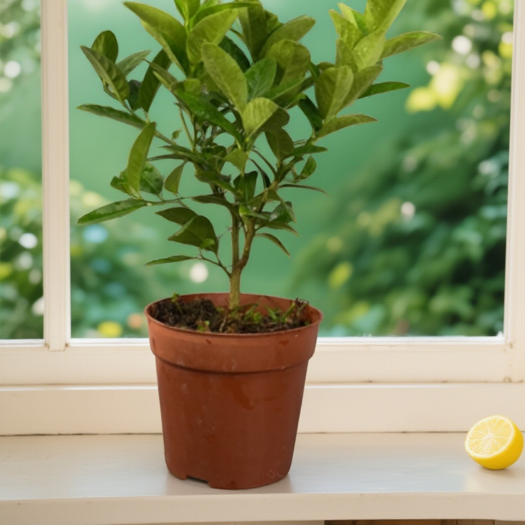 尚观）一物一拍广东四季香水柠檬苗无花无果）运输掉果介意勿拍