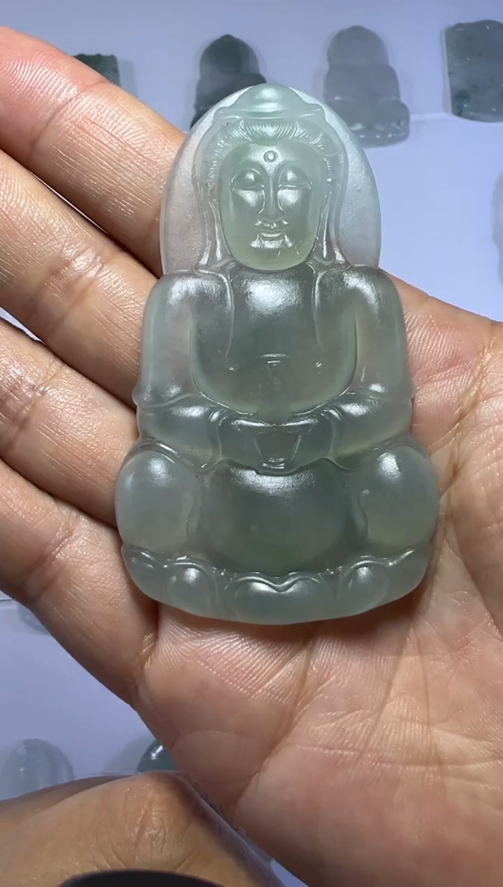 未镶嵌定制翡翠观音