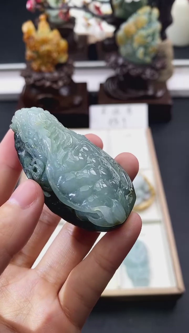 颈饰未镶嵌翡翠天然缅甸A货翡翠