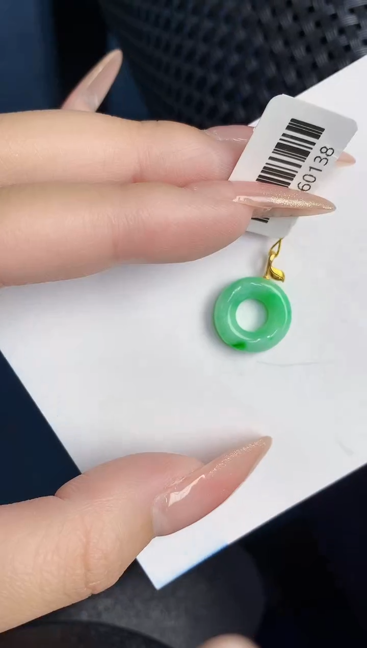 【闪购商品】翡翠颈饰18K金镶嵌000000000