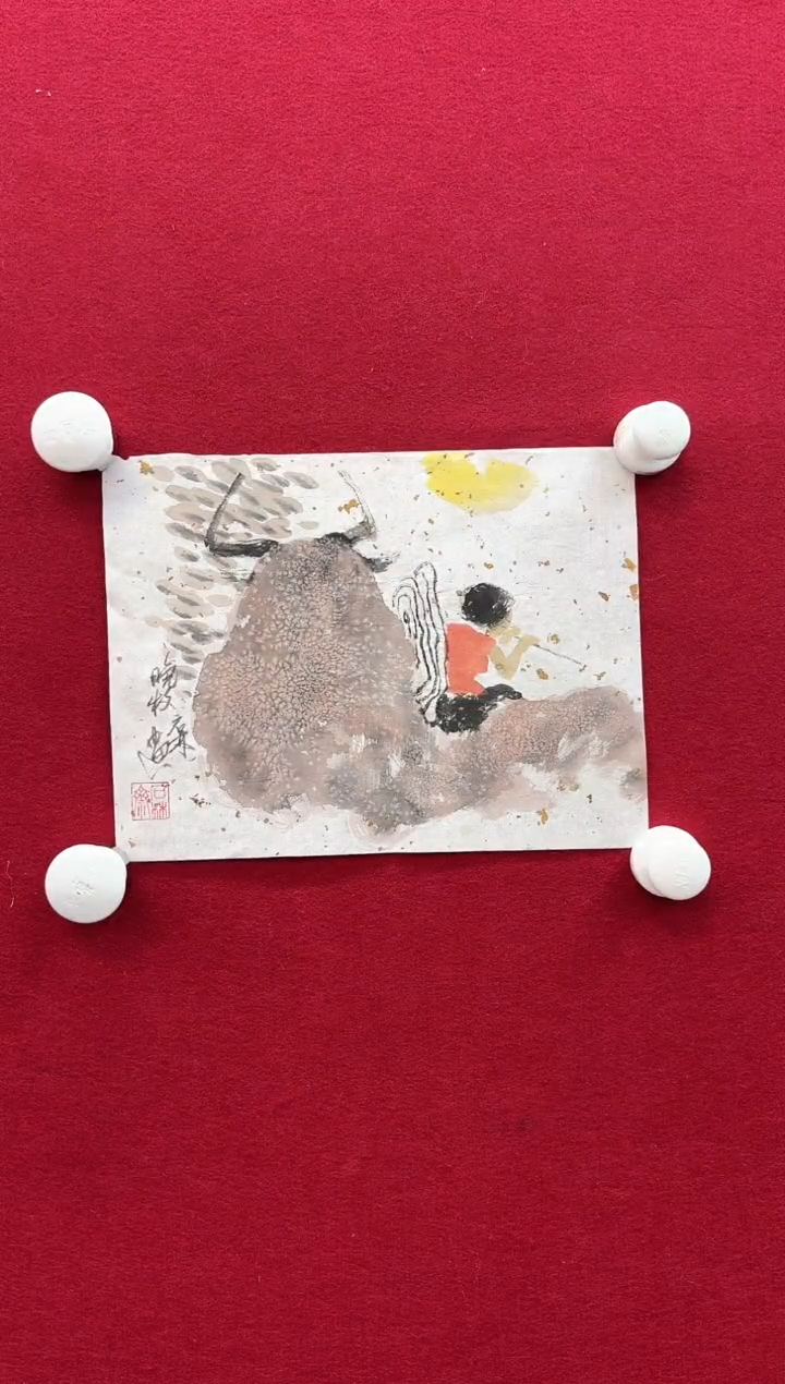【闪购商品】国画L-石老师-绘画作品-888