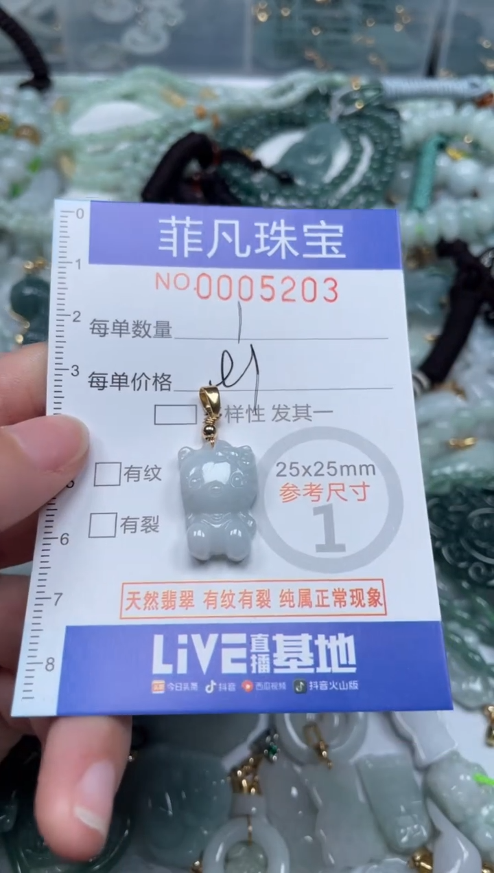 【闪购商品】翡翠颈饰未镶嵌00..5203
