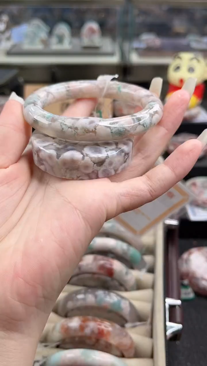未镶嵌手镯石英质玉尘*丷圈口（赠品镯心）