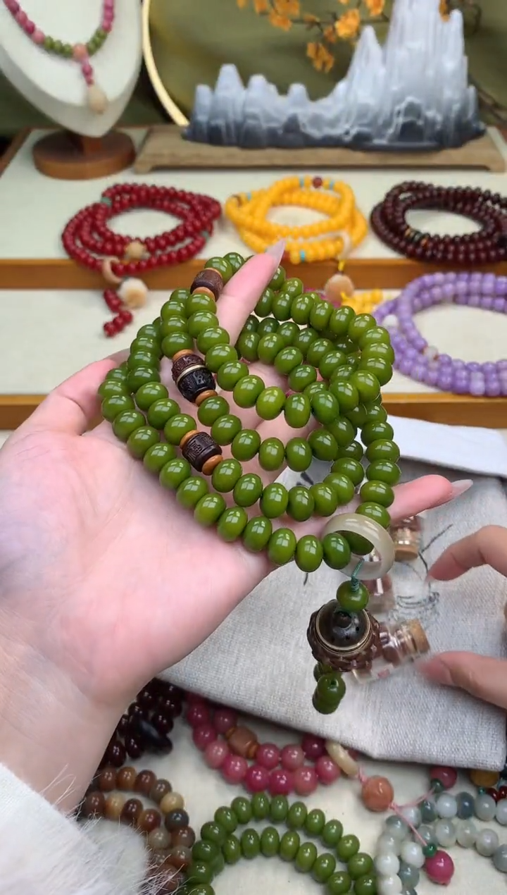 【闪购商品】白玉菩提手串四季常青