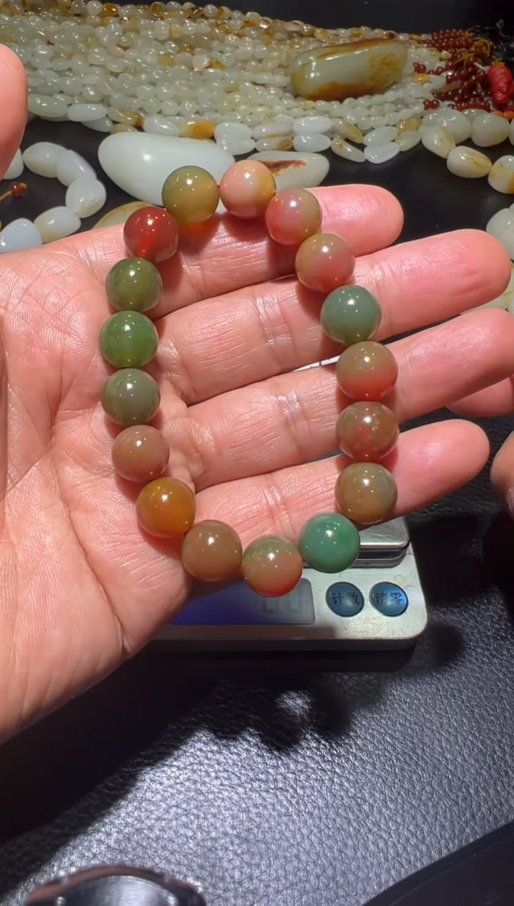 未镶嵌手链玛瑙/玉髓玛瑙手串