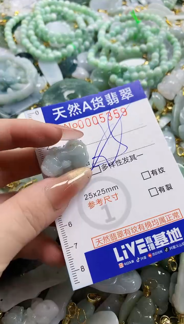 颈饰未镶嵌翡翠天然A货翡翠