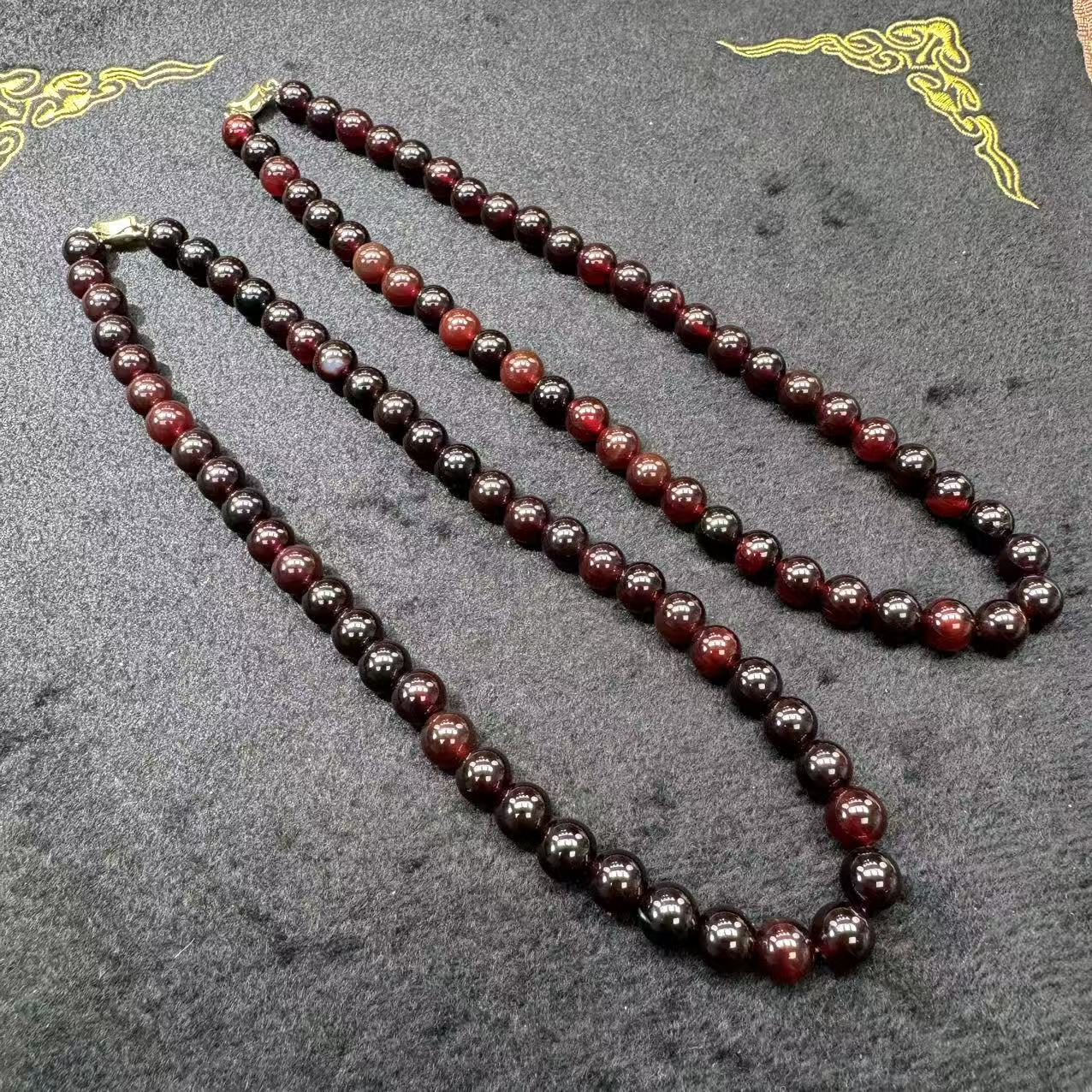 【刘少文】卡10左右雪魄灵时玛瑙项链-ML-F182-多样性只发一件