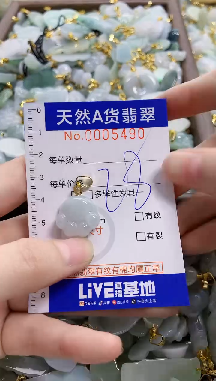 颈饰未镶嵌翡翠天然A货翡翠