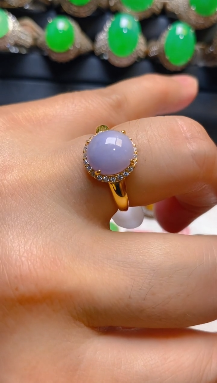 【闪购商品】翡翠耳饰银S925镶嵌天然A货翡翠1