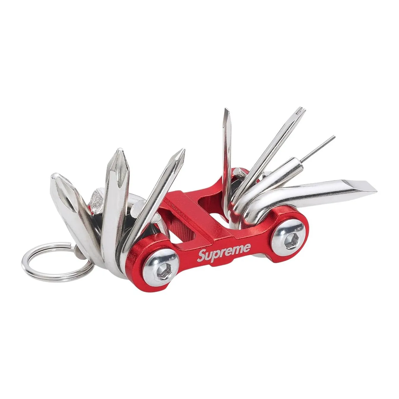 Supreme FW25 Chibi Rib Screwdriver Keychain 铝合金 钥匙扣 