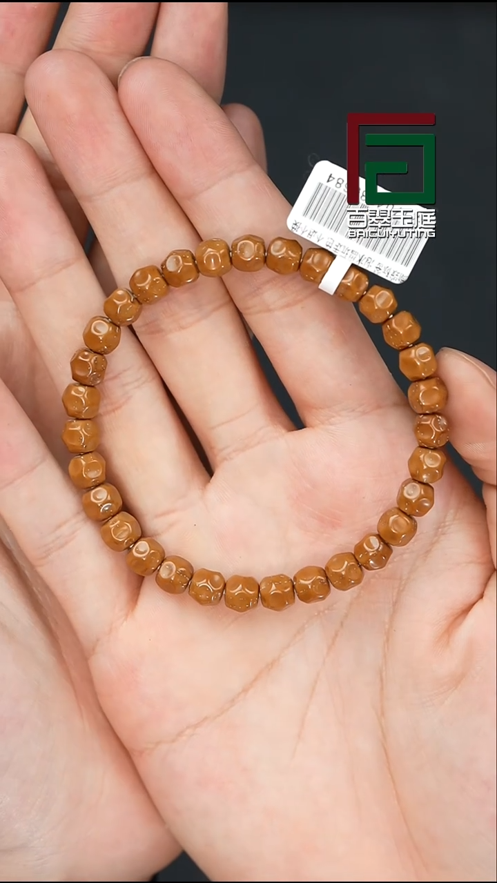 手串紫金鼠0684手雕实心无相7+尺寸