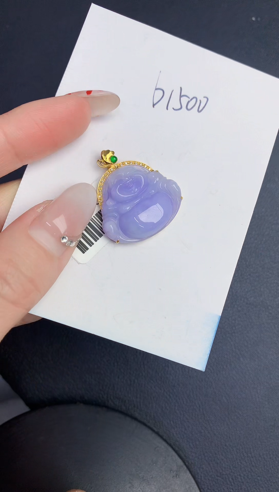 【闪购商品】翡翠颈饰18K金镶嵌00000000000