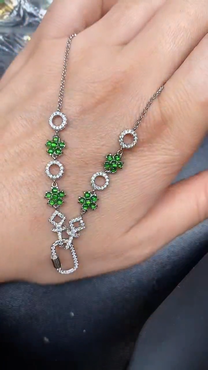 银S925镶嵌戒指翡翠2840