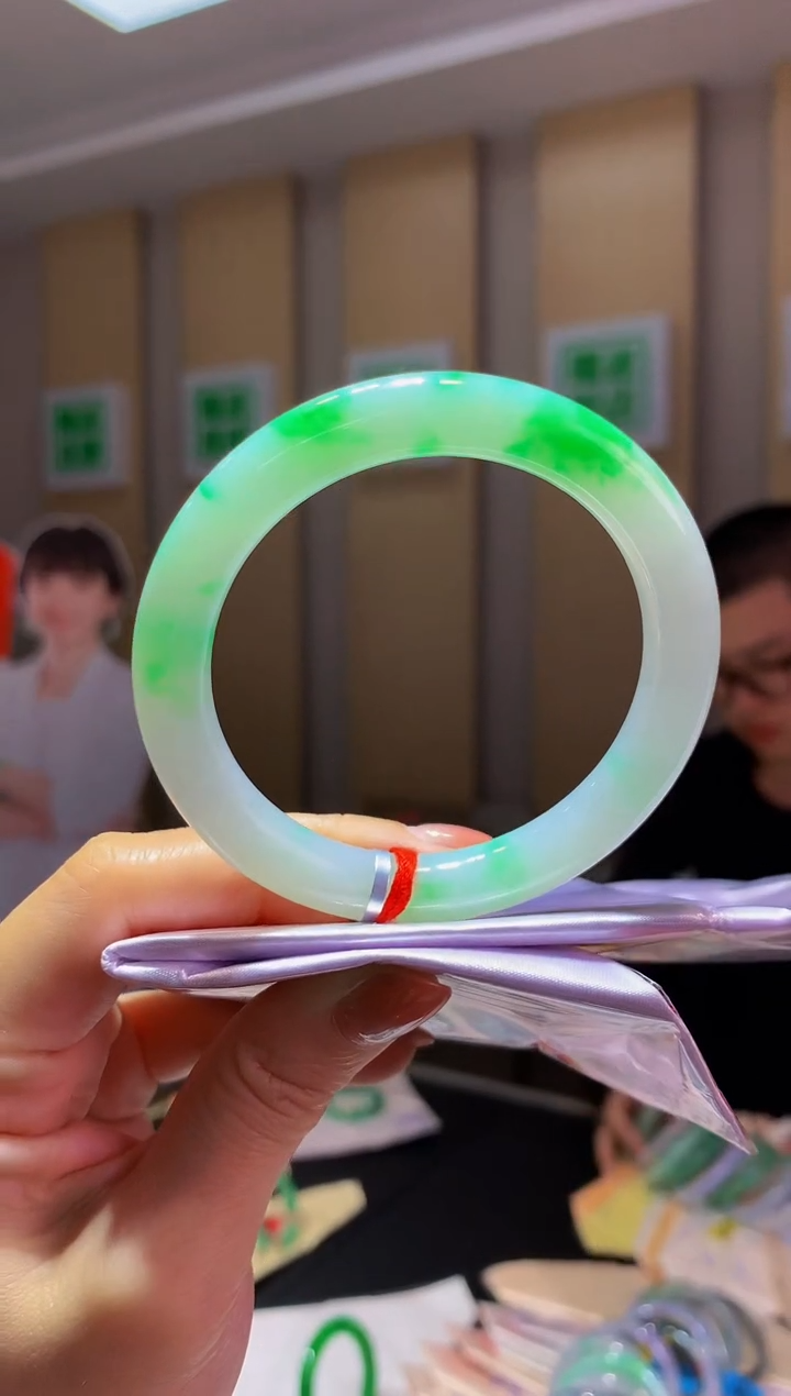 未镶嵌手镯翡翠-C3 圈口55.4