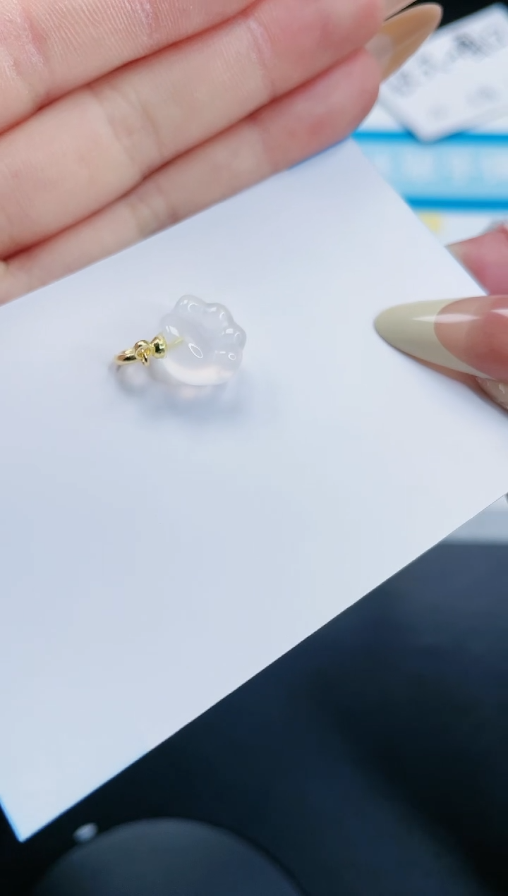 石英质玉未镶嵌颈饰 猫爪 多样性发货拍一发一