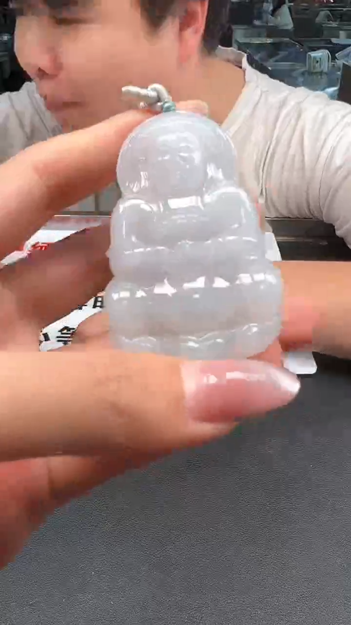 【闪购商品】翡翠颈饰未镶嵌观音4855/68