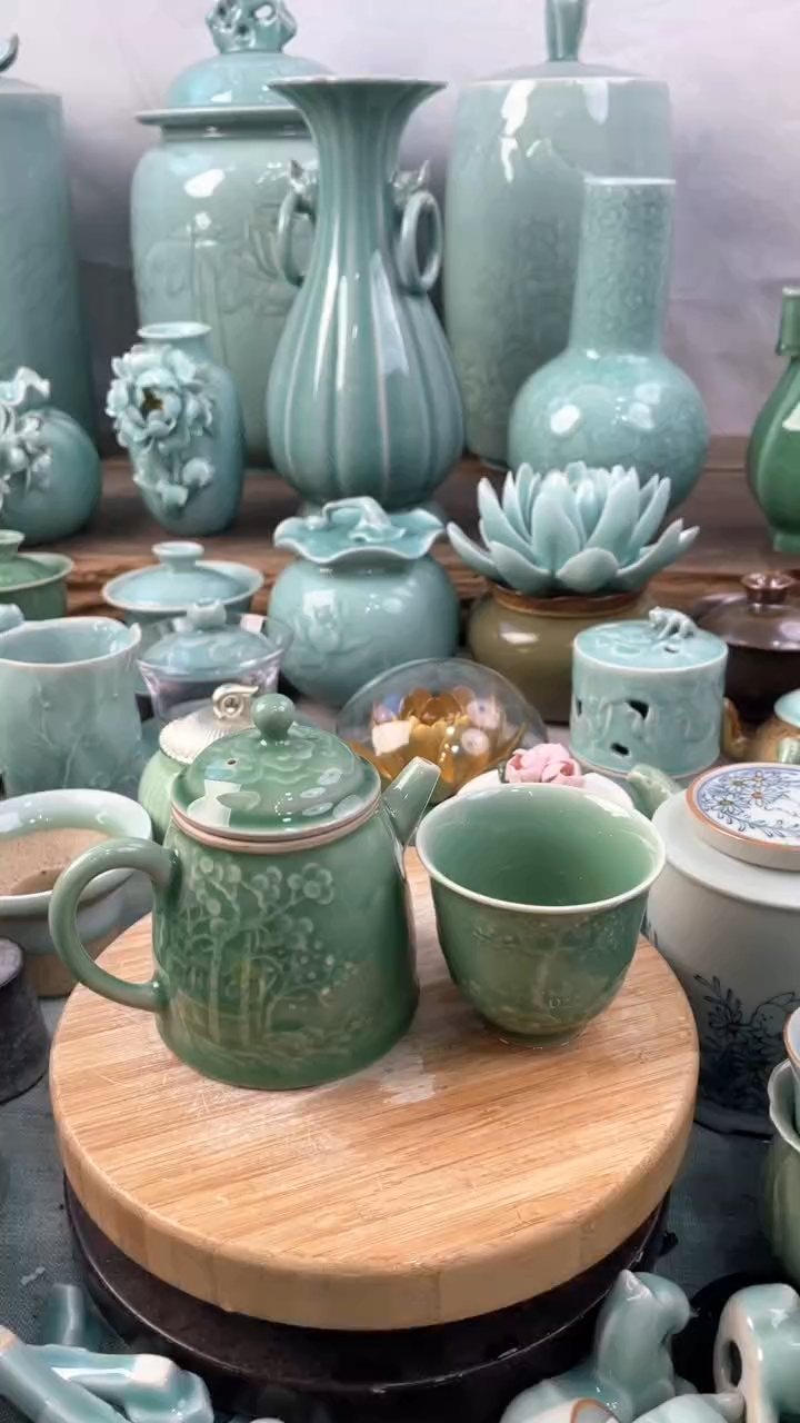 【闪购商品】特价福利 微瑕 慧仙青瓷