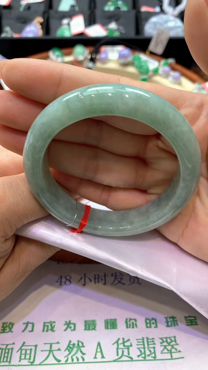 【闪购商品】翡翠手镯未镶嵌天然A货翡翠没运费险