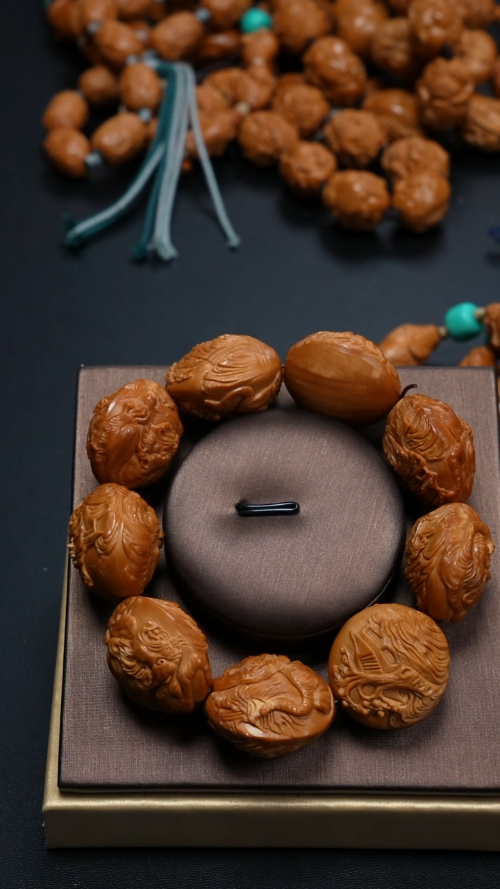 手串/手链橄榄核虎啸山林