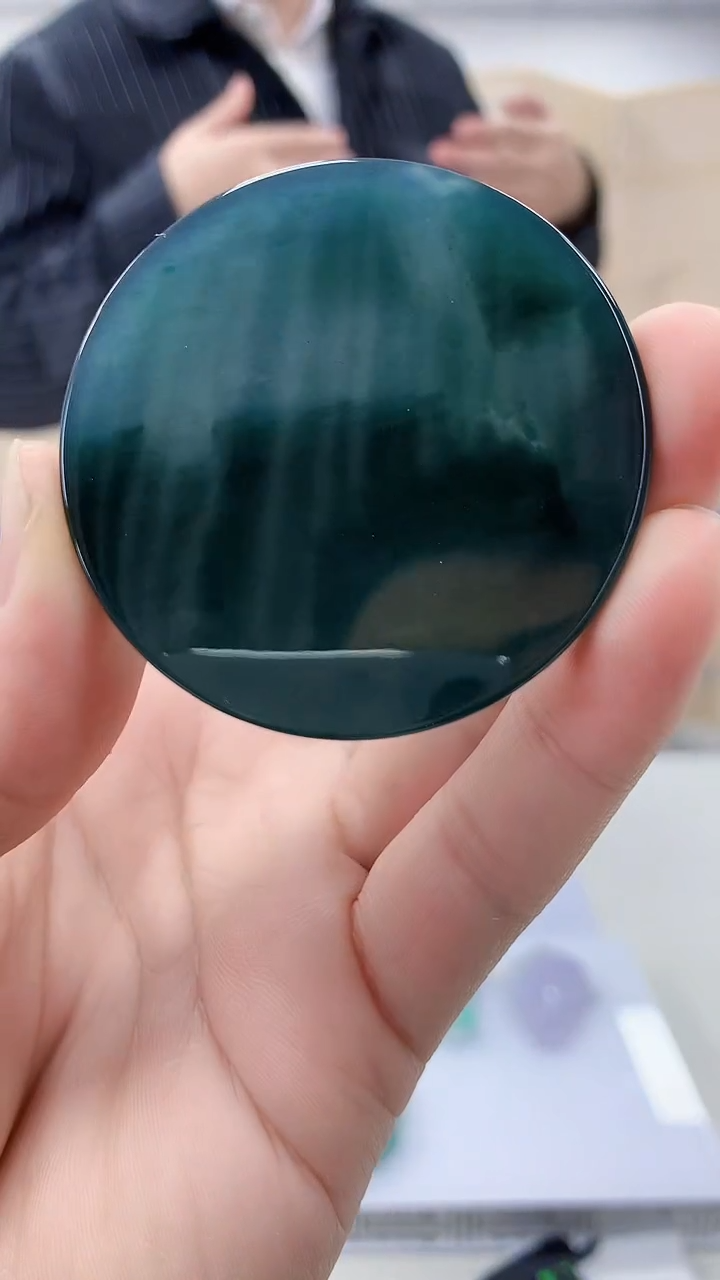 【闪购商品】定制翡翠未镶嵌5153bb-毛货挂件