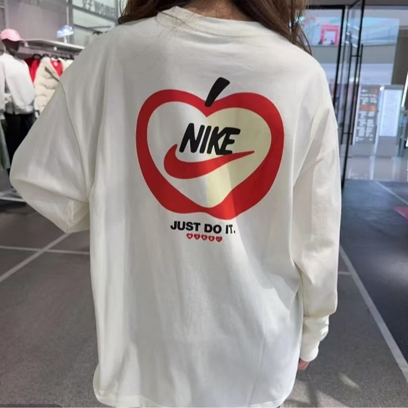 【耐克】女NSW GCEL 25新印花针织长T恤IB1670-133