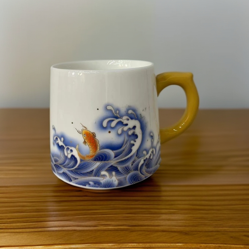 HB   B06   青花办公杯（代拍链接）