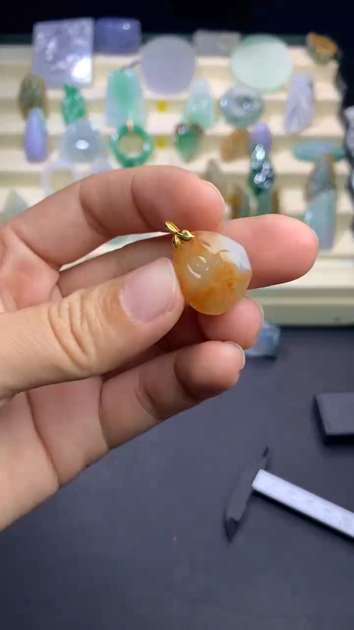 【闪购商品】定制翡翠18K金镶嵌