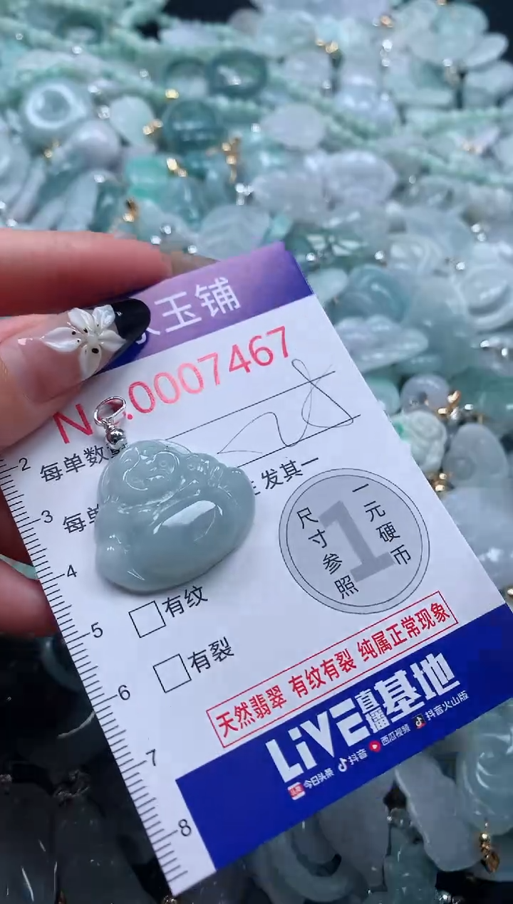 颈饰未镶嵌翡翠7467