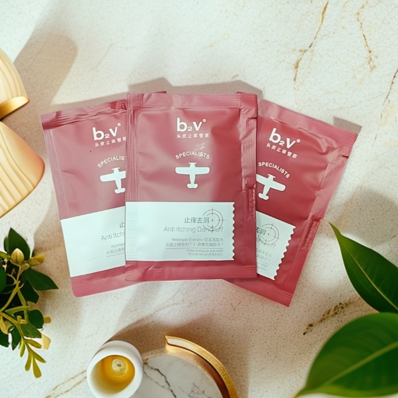 【40袋】新款b2v红藻止痒祛屑洗发水