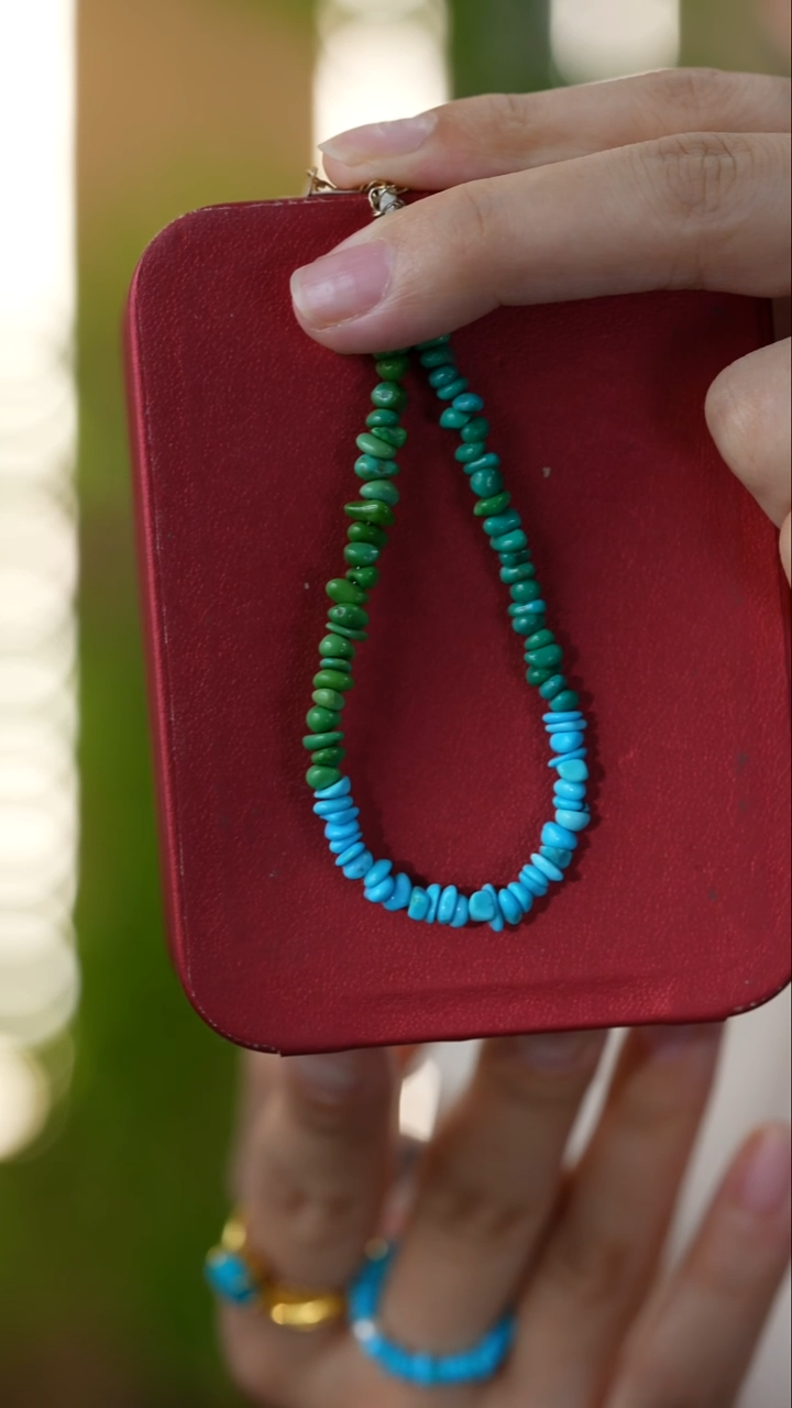 未镶嵌绿松石手链秒拍号11