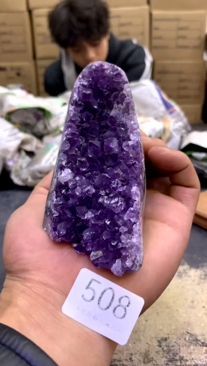 【闪购商品】水晶摆件未镶嵌天然紫水晶摆件508
