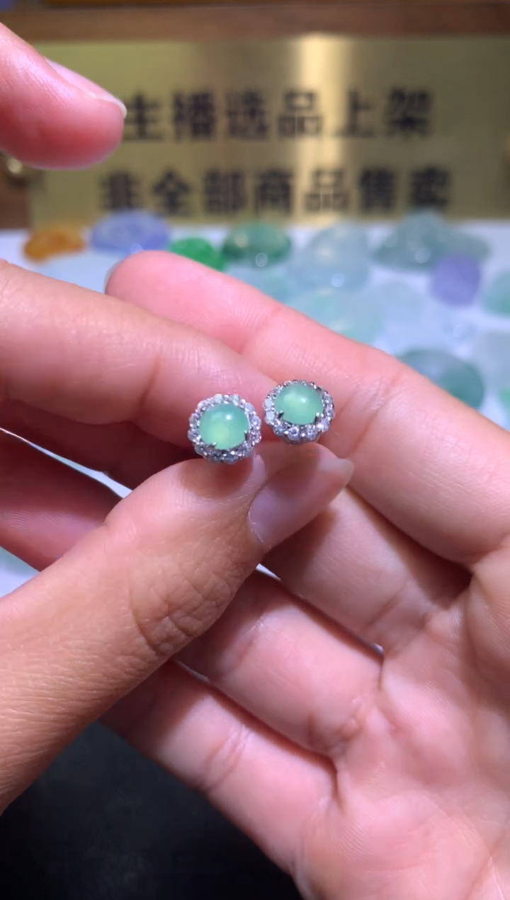 【闪购商品】翡翠颈饰银S925镶嵌净货